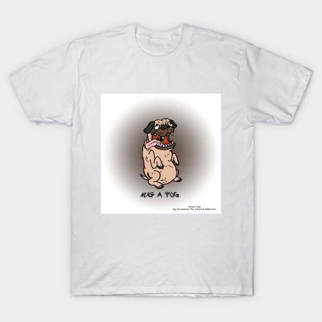 Hug a Pug T-Shirt by ZandroLex